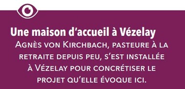 Une maison d’accueil à Vézelay